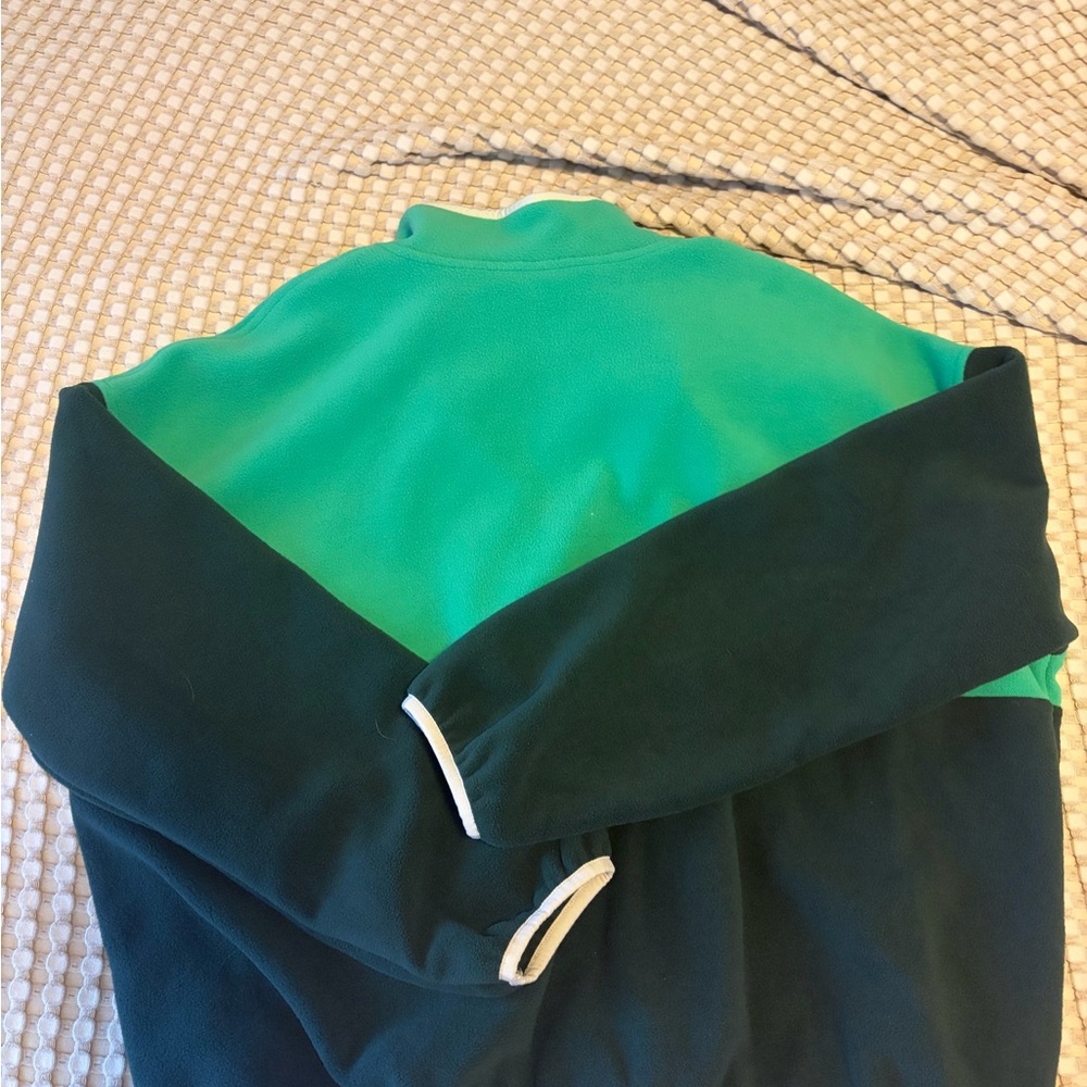 Old Navy Womens Two Toned Green Fleece - Picture 3 of 3